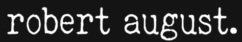 Robert August Apparel Logo