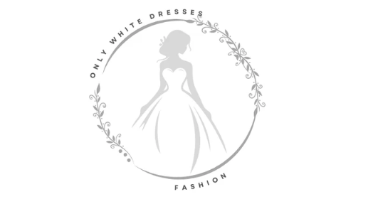 Only White Dresses Fashion Logo