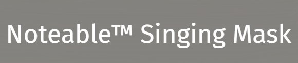 The Noteable Singing Mask Logo
