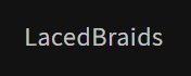 LacedBraids Logo
